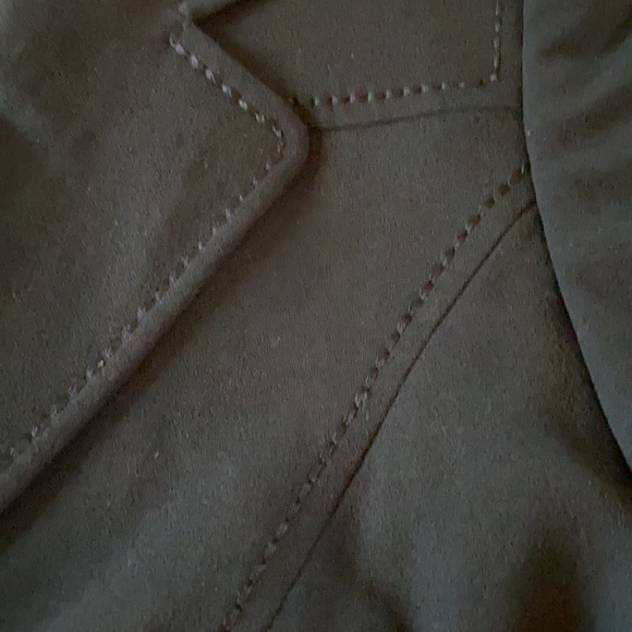 Escada New Virgin Wool Dark Blue Wool Stretch Logo BlazerPants InSeparateListing - Picture 10 of 11